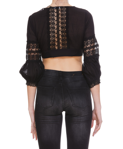 Shop Charo Ruiz Vania Blouse In Black