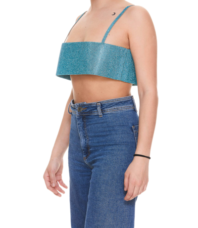 Shop Nué Charlotte Top In Blue