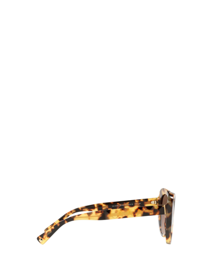Shop Valentino Va4113 Light Havana Sunglasses
