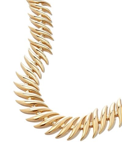 Adidas Originals 18k Yellow Gold Flame Small Necklace | ModeSens