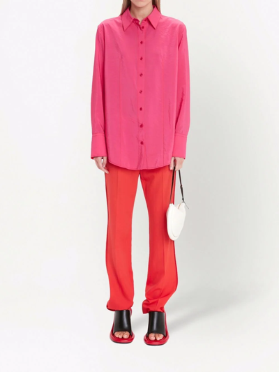 Shop Jw Anderson Relaxed-fit Shirt In Pink