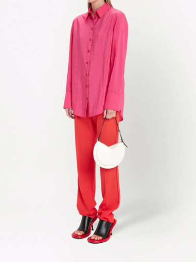 Shop Jw Anderson Relaxed-fit Shirt In Pink