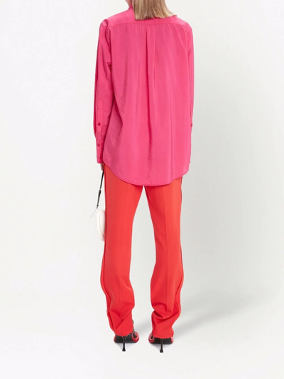 Shop Jw Anderson Relaxed-fit Shirt In Pink