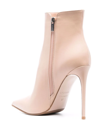 Shop Le Silla Eva Ankle Boot In Nude