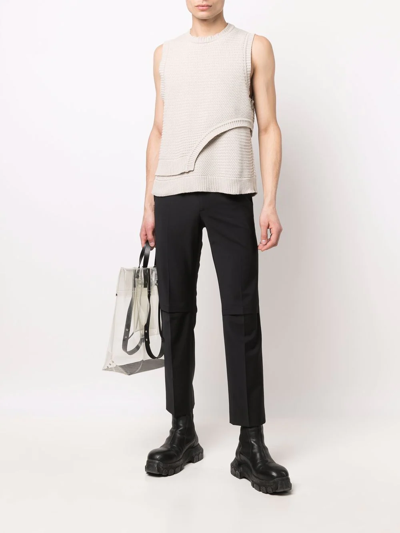 A Better Mistake Mistake Cropped Skinny Trousers In Schwarz