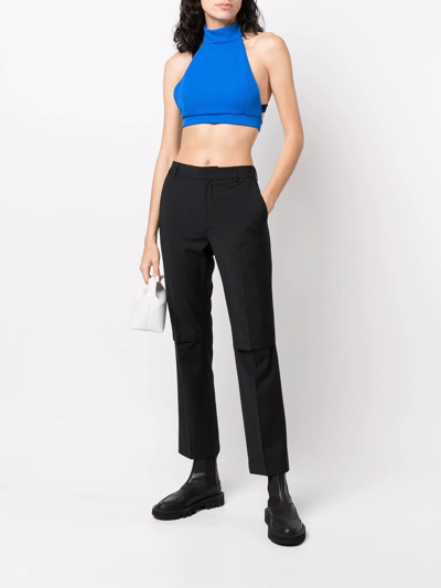 A Better Mistake Mistake Cropped Skinny Trousers In Schwarz