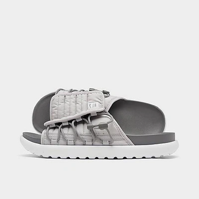 Shop Nike Men's Asuna 2 Slide Sandals In Grey/white