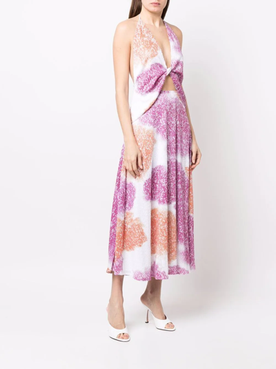 In The Mood For Love Sequin-embellished Midi Dress In Rosa