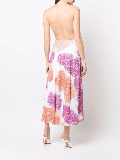 In The Mood For Love Sequin-embellished Midi Dress In Rosa