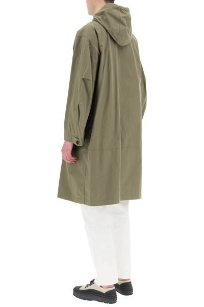 Shop Jil Sander Cotton Parka In Khaki