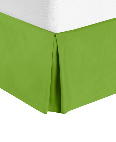 Shop Nestl Bedding Bedding 14" Tailored Drop Premium Bedskirt, Full Xl Bedding In Garden Green