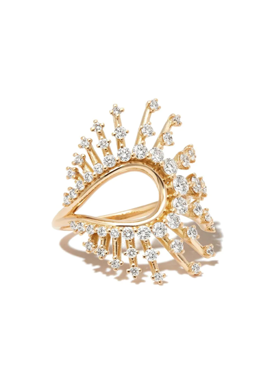 Fernando Jorge 18k Yellow Gold Brilliant Clarity Diamond Ring In Gold