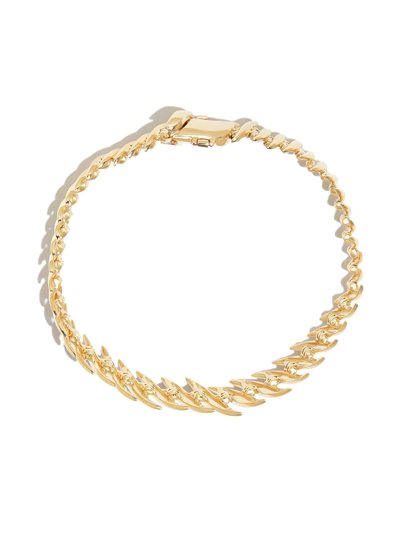 Shop Fernando Jorge 18kt Yellow Gold Flame Bracelet