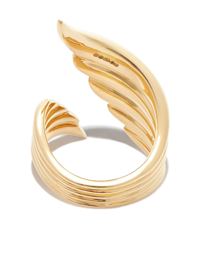 Shop Fernando Jorge 18kt Yellow Gold Flicker Open Ring