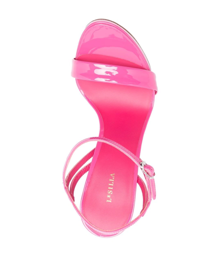 Le Silla Woman Sandals Mauve Size 7.5 Soft Leather In Rosa