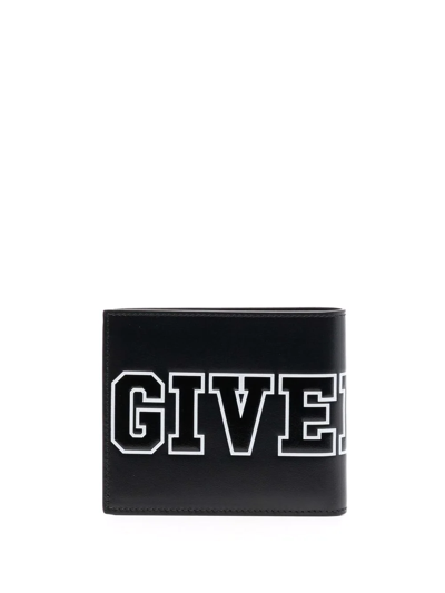 Shop Givenchy Logo-print Bifold Wallet In Schwarz