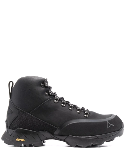 Shop Roa Andreas Lace-up Hiking Boots In Schwarz