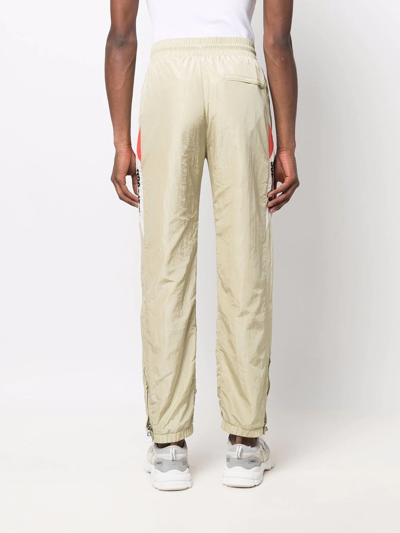 Shop Just Don Stripe-side Tech Track Pants In Nude