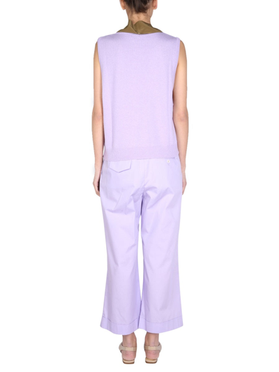 Shop Jejia "grace" Vest In Lilac