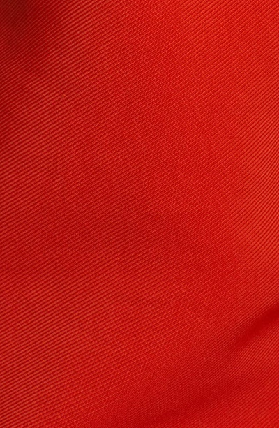 Shop Stella Mccartney Drawstring Twill Trousers In 6525 Chilli Red
