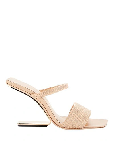 Shop Cult Gaia Rene Illusion Wedge Sandals In Beige