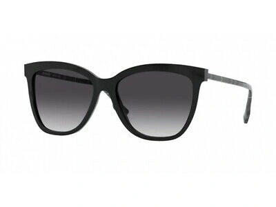 Shop Burberry Grey Gradient Butterfly Ladies Sunglasses Be4308 38588g 56 In Black,grey