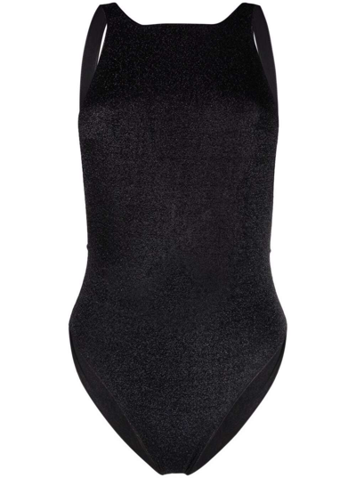 Shop Oseree Oséree Woman 's Black Lumière One-piece Swimsuit