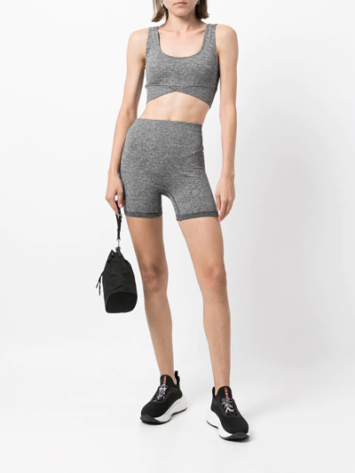 Shop The Upside Ayama Pia Cropped Top In Grey