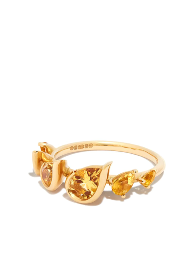 Fernando Jorge 18kt Yellow Gold Surrounding Citrine Ring In Gold