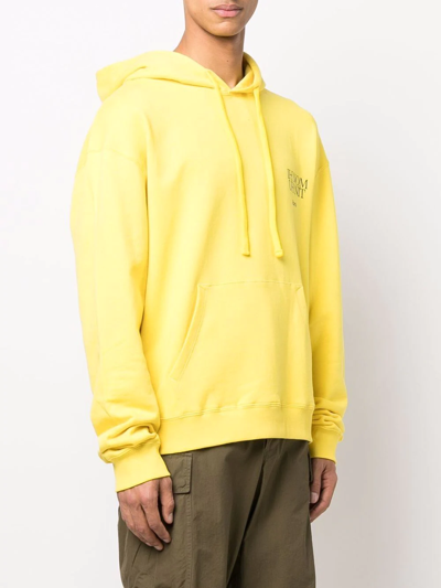 Ih Nom Uh Nit Logo-print Cotton Hoodie In Gelb