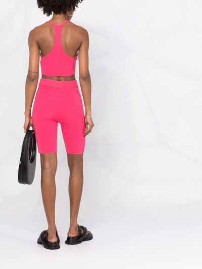 Shop Helmut Lang Mirco Bond Cycling Shorts In Pink