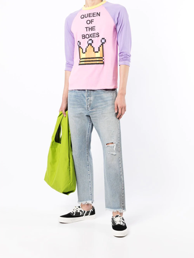 Natasha Zinko Graphic Print T-shirt In Rosa