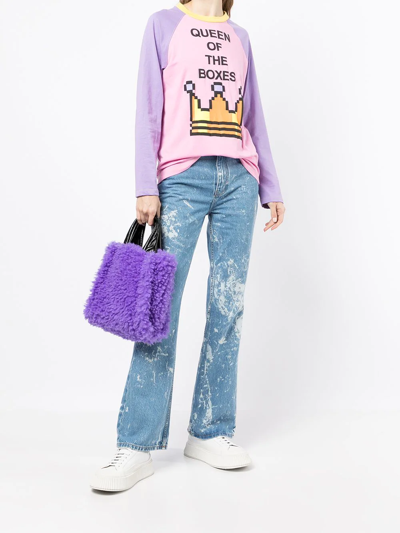Natasha Zinko Graphic Print T-shirt In Rosa