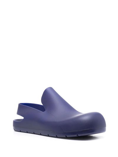 Shop Bottega Veneta Puddle Slingback Slippers In Blau