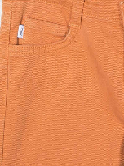 Knot Jake Twill Slim-fit Jeans In Orange