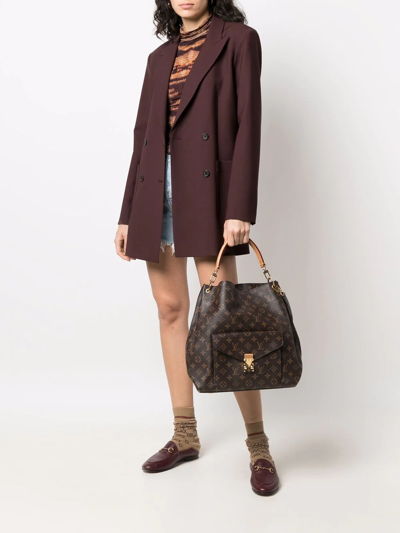 Pre-owned Louis Vuitton 2013 Métis Hobo Bag In Brown