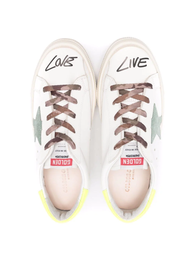 Shop Golden Goose Superstar Low-top Sneakers In White