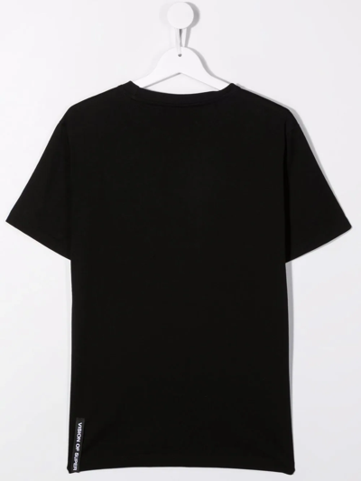 Shop Vision Of Super Teen Super Circus Short-sleeve T-shirt In Black