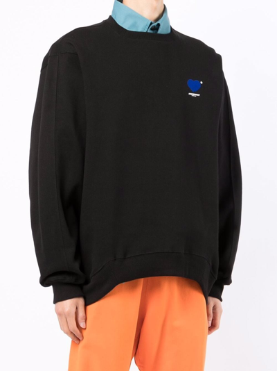 Shop Ader Error Logo-print Sweatshirt In Black