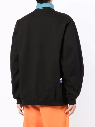 Shop Ader Error Logo-print Sweatshirt In Black