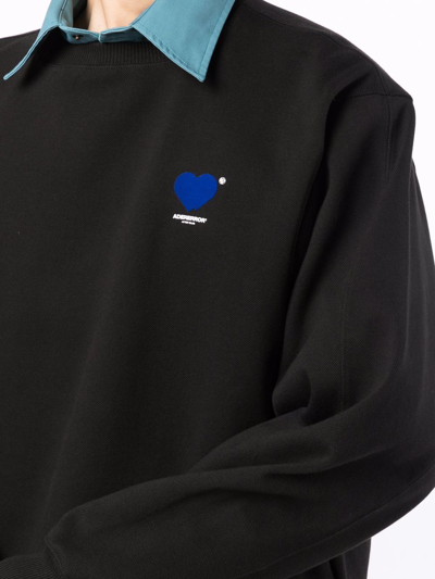 Shop Ader Error Logo-print Sweatshirt In Black