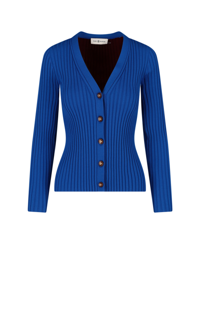 Shop Tory Burch Bicoloured Cardigan