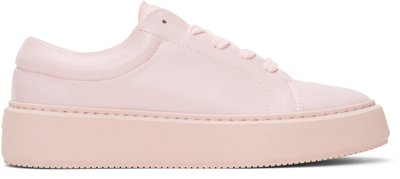 Shop Ganni Pink Sporty Sneakers In 500 Pale Lilac