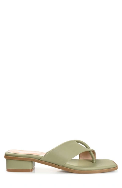 Shop Journee Collection Mina Strappy Heeled Mule In Olive