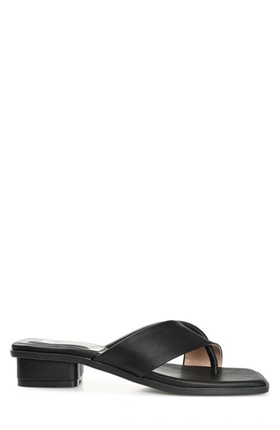 Journee Collection Mina Strappy Heeled Mule In Black