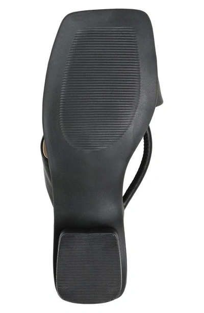 Journee Collection Mina Strappy Heeled Mule In Black