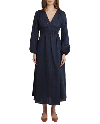 Shop Massimo Alba Blue Esmeralda Dress