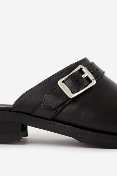 Shop Our Legacy Camion Mule Shoes In Black