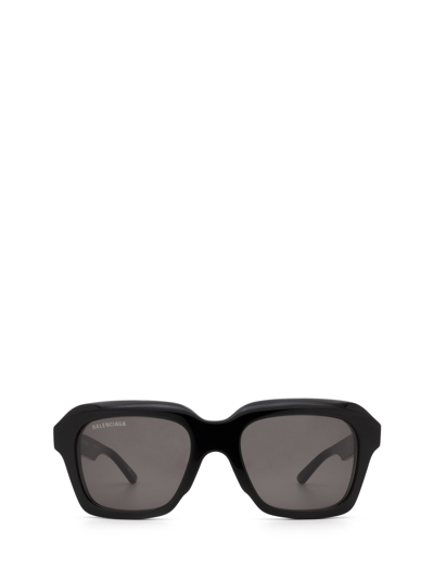 Shop Balenciaga Bb0127s Black Sunglasses