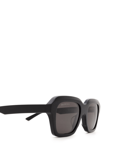 Shop Balenciaga Bb0127s Black Sunglasses